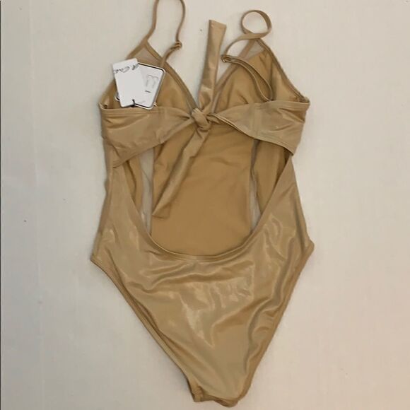 NWT A. Che Reese Maillot swimsuit nude mesh XS - Picture 5 of 8